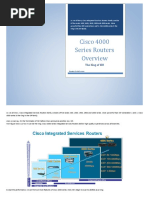 Cisco 4000 Series Routers