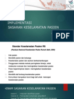 1.Implementasi Sasaran Keselamatan Pasien (Yes)