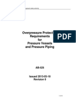 Over Pressure Protection For Pressure Vessel & Pressure Piping
