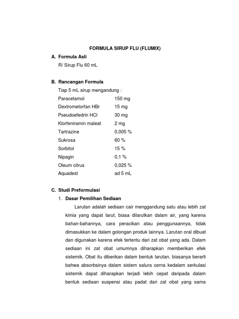 Formula Sirup 1 PDF