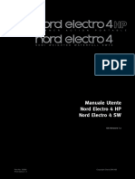 Nord Electro 4 HP-SW73 Italian User Manual v1.x Edition 1.1
