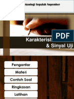 3.1 Karakterisitik Sistem Sinyal Uji