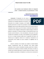 Trabajo La Constitución Económica Como Fundamento Jurídico de La Regulación Económica Block