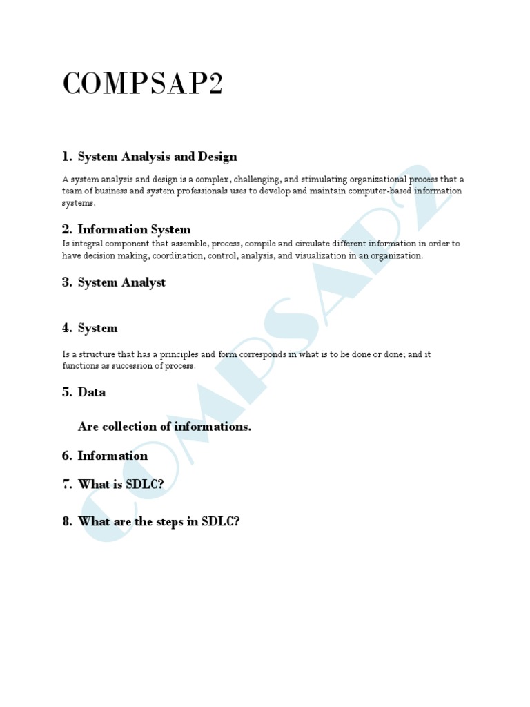 System Analysis for IT Professionals | PDF | Career & Growth