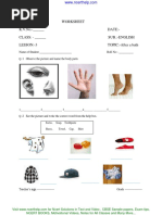 Nursery Class Worksheet Activities | PDF