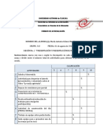 Autoevaluación 3