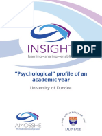 AMOSSHE Insight Psychological Profile of an Academic Year