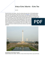 Materi Kependudukan Sejarah Berdirinya Kota Jakarta-Kota Tua