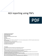 Alv Reporting Using F.M