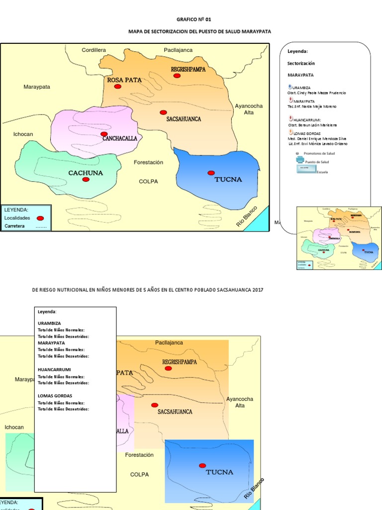 Mapa de Sectorización en Salud Maraypata | PDF