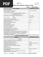 Ficha LPGT (Levantamento Dos Problemas Gerais Da Turma) - 8º B