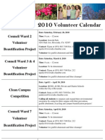 Volunteer Calendar