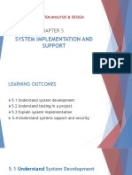 Chapter 5 - System Implementation and Support PDF