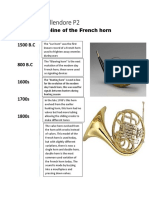 Evolution of The French Horn 3