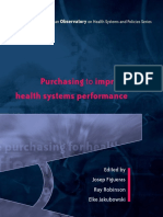 Purchasing to Improve Health System