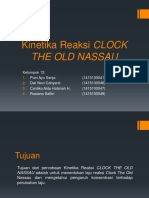 Kinetika Reaksi CLOCK THE OLD NASSAU