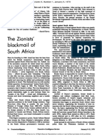 Relaciones Entre Israel y La SudafricaApartheid