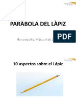 Parabola Del Lapiz