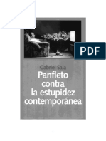 SALA Gabriel - Panfleto Contra La Estupidez Contemporánea