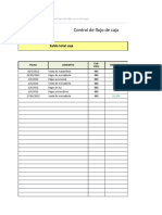 ORIGINAL Planilla de Excel Para Flujo de Caja