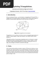 Updating Triangulations