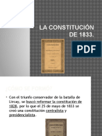 La Constitución de 1833