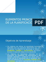 Elementos Principales de La Planificaci N1