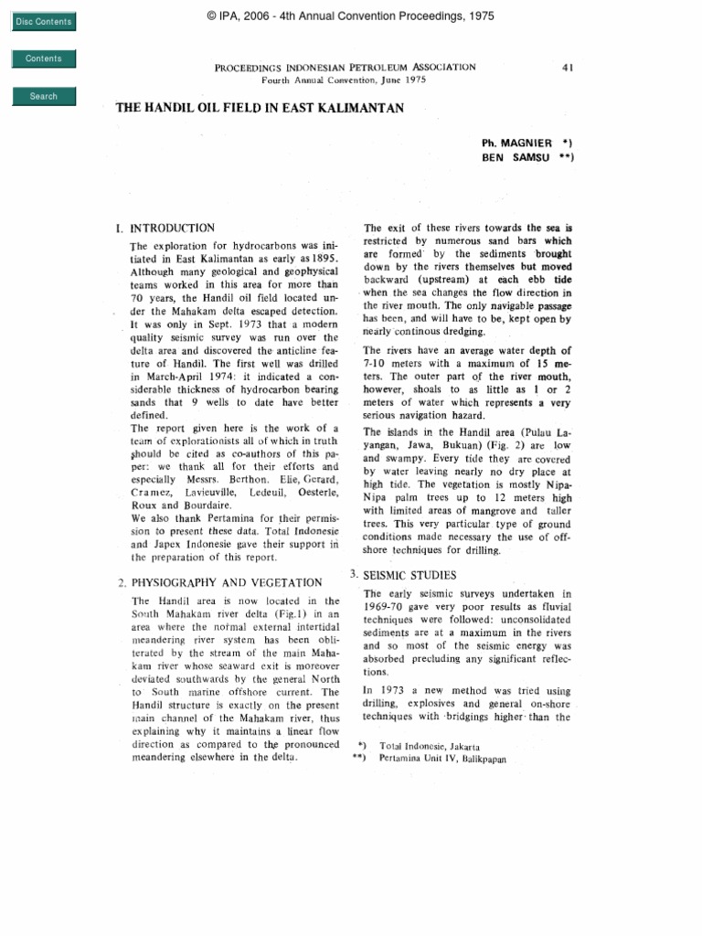 41 The Handil Oil Field in East Malimantan | PDF | River Delta | Petroleum