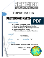 PROYECCIONES CARTOGRAFICAS