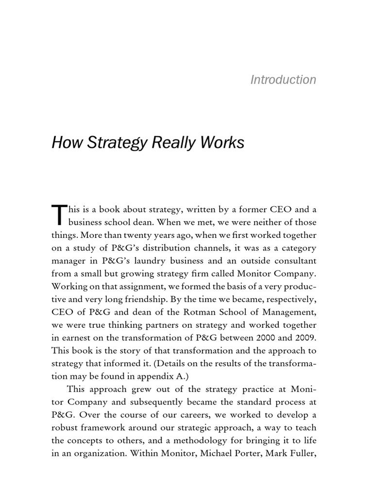 Playing To Win | PDF | Competitive Advantage | Business