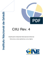 Notas Explicativas CIIU Rev. 4