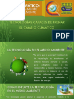 Tecnologías Capaces de Frenar El Cambio Climático