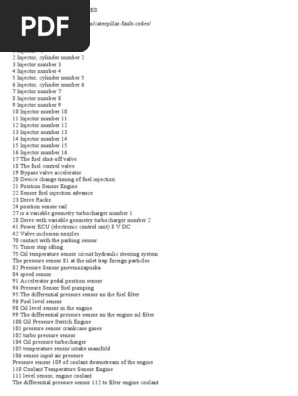 Caterpillar Fault Codes Pdf Automatic Transmission Transmission Mechanics