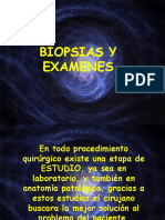 Biopsias y Examenes