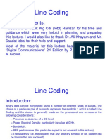 Line Coding: Acknowledgments