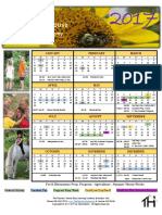 2017 Program Calendar
