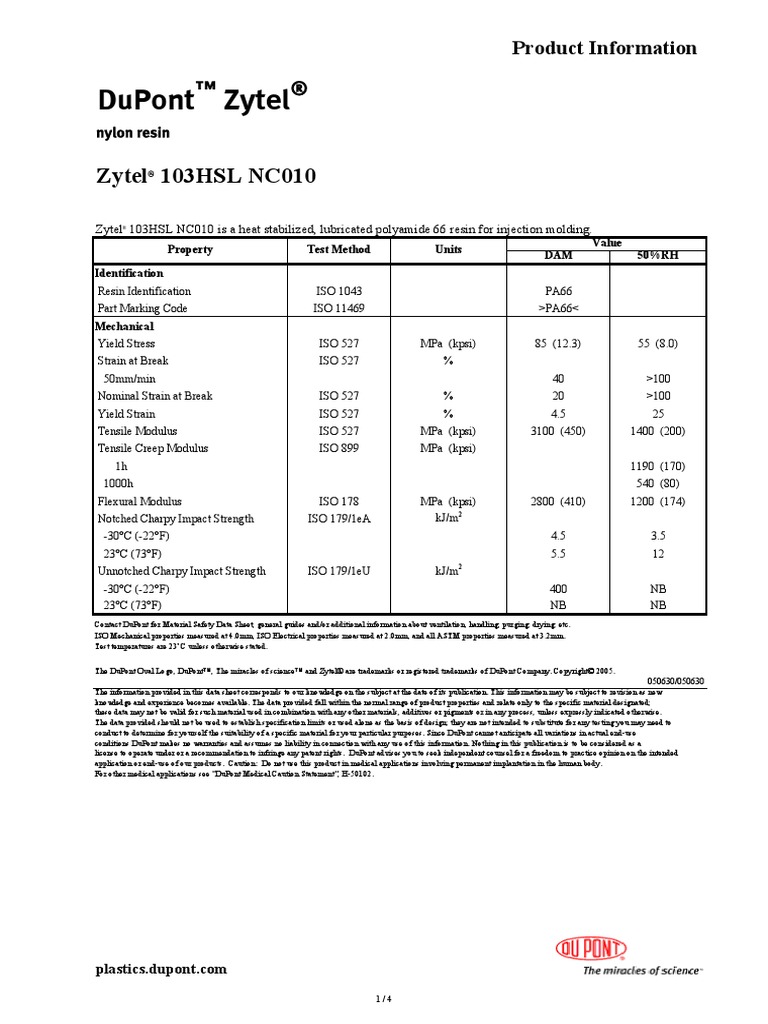 103HSL.pdf Temperature Specification (Technical Standard)