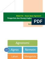Materi 01 E28093 Dasar Dasar Agronomi PDF