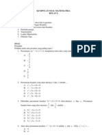 Download Free Soal Kumpulan Soalmatematika Kelas x by Rivan Gilbert SN36114533 doc pdf