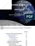 Metodos Numericos Capitulo X: Julio Angeles Ingenieria Civil, Universidad Nacional Del Centro Del Perú