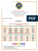 Elasticidad: Constantes elásticas y problemas