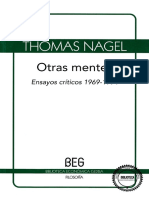 Thomas Nagel Otras Mentes. - Unlocked