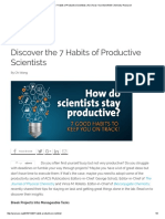 Discover the 7 Habits of Productive Scientists _ ACS Axial_ Your Bond With Chemistry Research