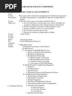 BSM M104 Curriculum Outline