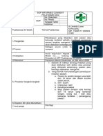 Sop Informed Consent Pelayanan Gigi