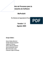 V 1.3 MoProSoft Por Niveles de Capacidad de Procesos PDF