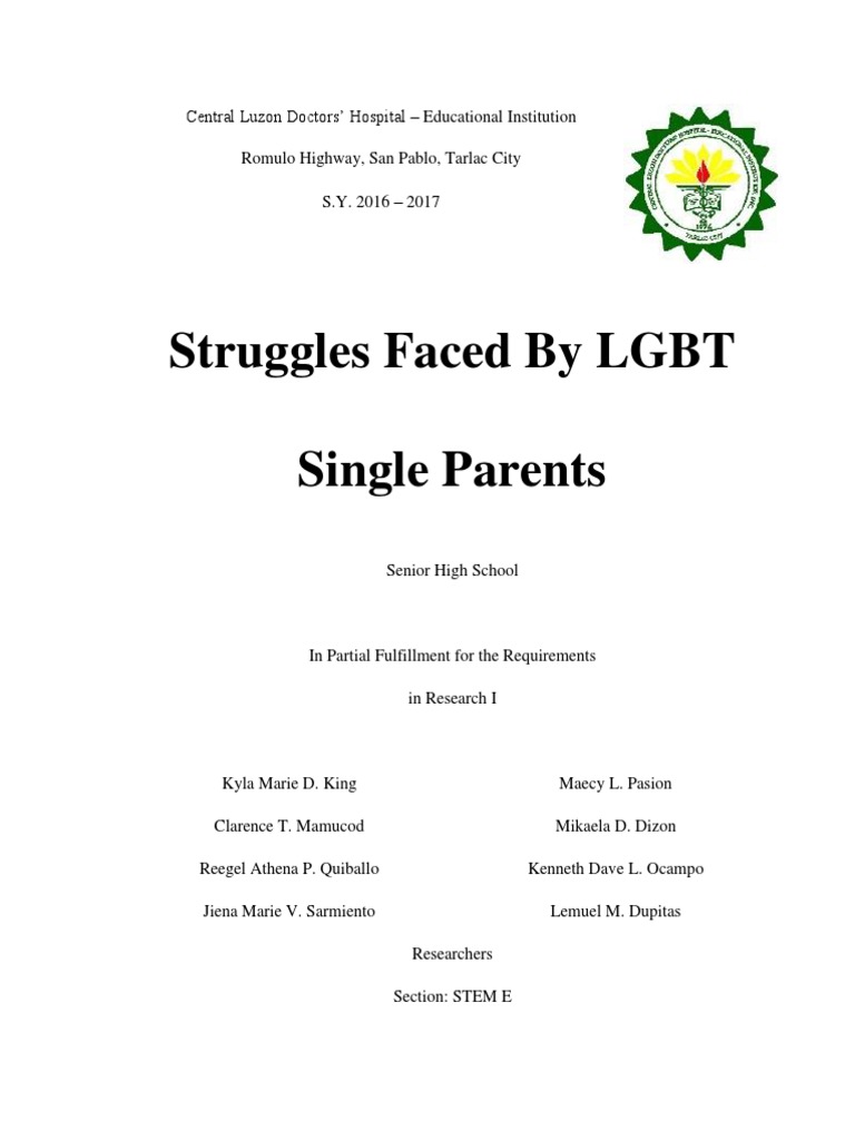 research title about lgbt students