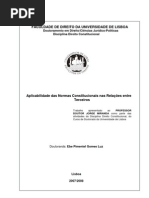 RELATÓRIO - DIREITO CONSTITUCIONAL