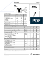 Semiconductor technical data sheet for N-channel enhancement transistor