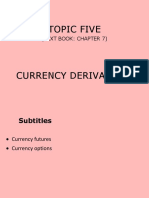 CURRENCY DERIVATIVES